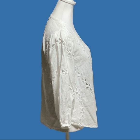 Lucky Brand Eyelet Blouse - Picture 9 of 13